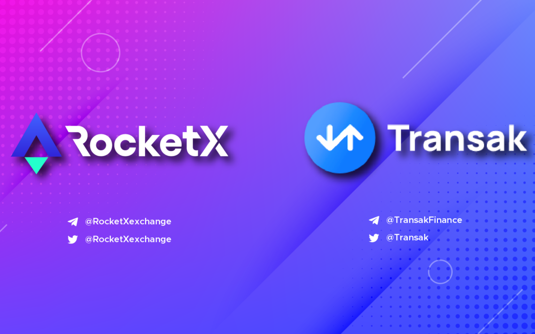 RocketX Partners with Transak to Ease Fiat On-Ramping