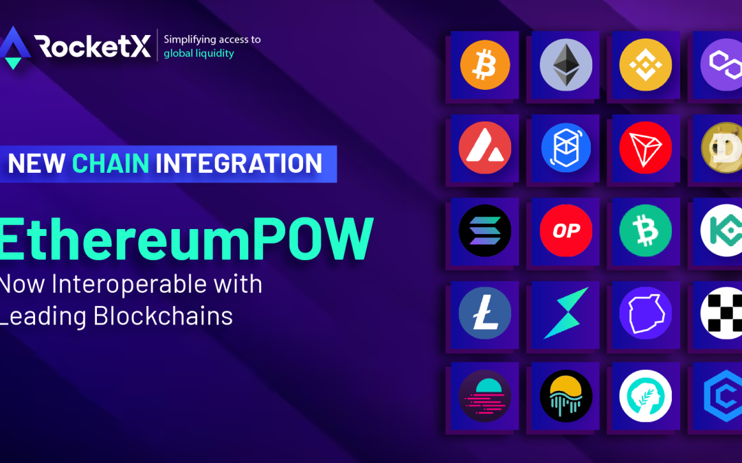 RocketX Brings 1-Click Cross-Chain Swaps to Boost EthereumPOW (ETHW) Trading