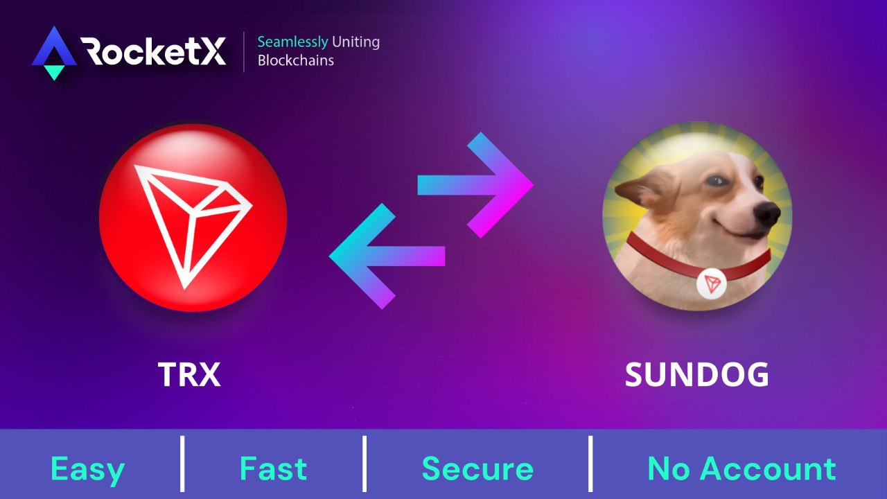 Learn how to trade Sundog (SUNDOG) on RocketX. Swap TRX for Sundog with easy wallet setup, low fees, and staking rewards. 