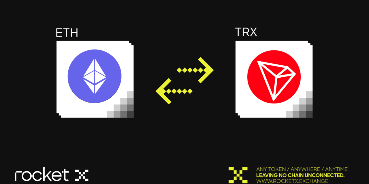 How to Bridge or Convert Ethereum to TRON and Swap TRX to USDT on RocketX